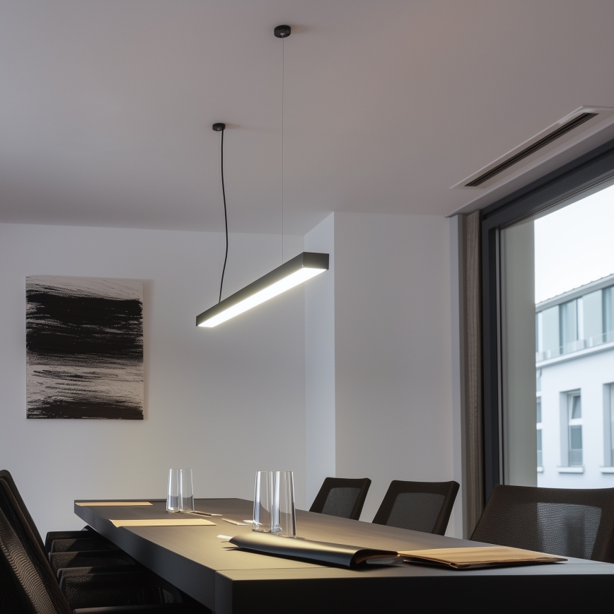CYNIDECO LED/12W/230V 4000K kattovalaisin (pinta- tai riippuvalaisin), musta