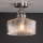 Daar Lighting LEN4846 - Pintakiinnitteinen kattovalaisin LENKA 1xE27/60W/230V mattakromi