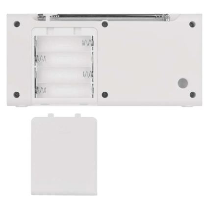 DAB DAB+ FM-radio 3W/5V/4xAA valkoinen