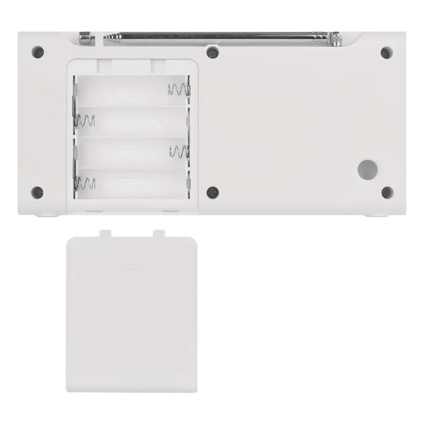 DAB DAB+ FM-radio 3W/5V/4xAA valkoinen