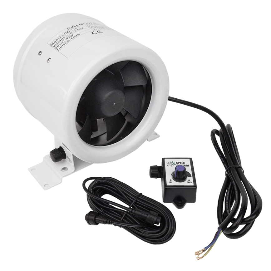 Dalap 24MF150 - Kanavapuhallin energiatehokkaalla moottorilla ja nopeussäätimellä MF 150 EC 40W/230V