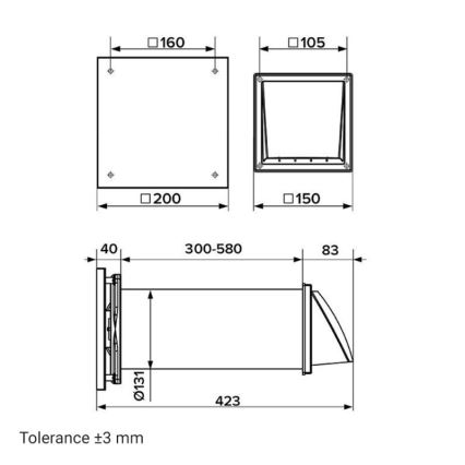 Dalap 24ZH01 - HERO huonekohtainen lämmöntalteenottolaite 9,4W/230V