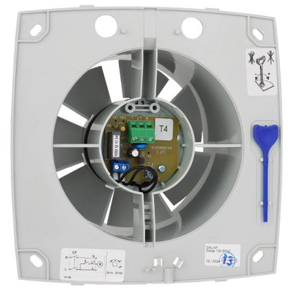 Dalap 41016 - Aksiaalinen tuuletin ajastimella 100 BFAZ 16W/230V