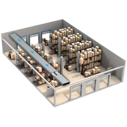 Dalap 8199 - Aksiaalinen tuuletin AP PROFI 100 25W/230V