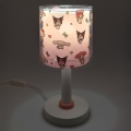 Dalber 41251 - LED-lastenlamppu HELLO KITTY&FRIENDS 1xG4/4W/230V vaaleanpunainen
