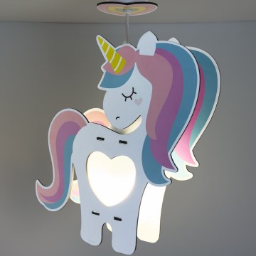 Dalber 41597 - Lasten kattokruunu UNICORN 1xE27/15W/230V