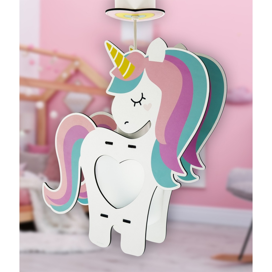 Dalber 41597 - Lasten kattokruunu UNICORN 1xE27/15W/230V