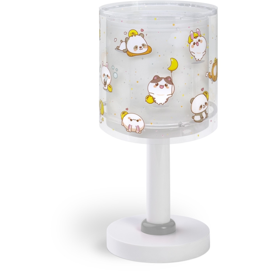 Dalber 41761E - LED Lasten pöytävalaisin KAWAII FRIENDS 1xG4/4W/230V harmaa