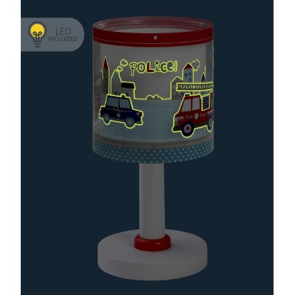 Dalber 60611N - LED-lastenlamppu POLICE 1xG4/4W/230V monivärinen