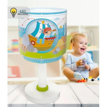 Dalber 60651N - LED-lastenlamppu PIRATE ISLAND 1xG4/4W/230V monivärinen
