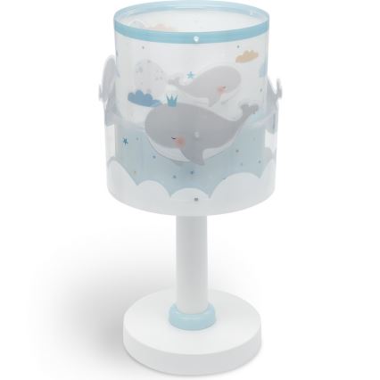 Dalber 61171T - Lasten lamppu WHALE DREAMS 1xE14/8W/230V sininen