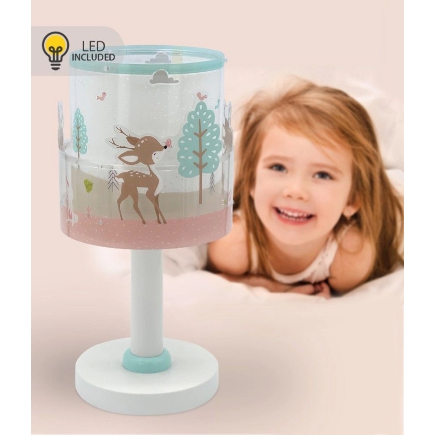 Dalber 61271N - LED-lastenlamppu LOVING DEER 1xG4/4W/230V monivärinen