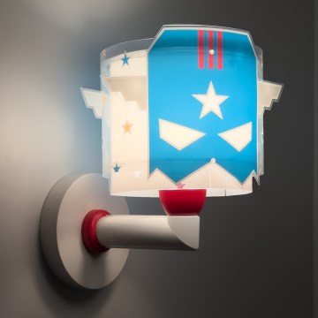 Dalber 61819 - Lasten seinävalaisin BLUE HERO 1xE27/15W/230V