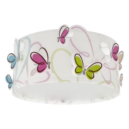 Dalber 62146 - Lasten kattovalaisin BUTTERFLY 2xE27/60W/230V