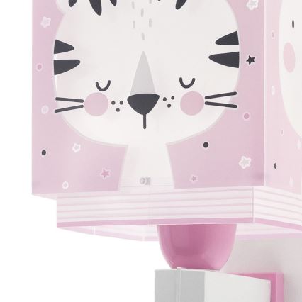 Dalber 63119S - Lasten seinävalo JUNGLE 1xE27/15W/230V pinkki