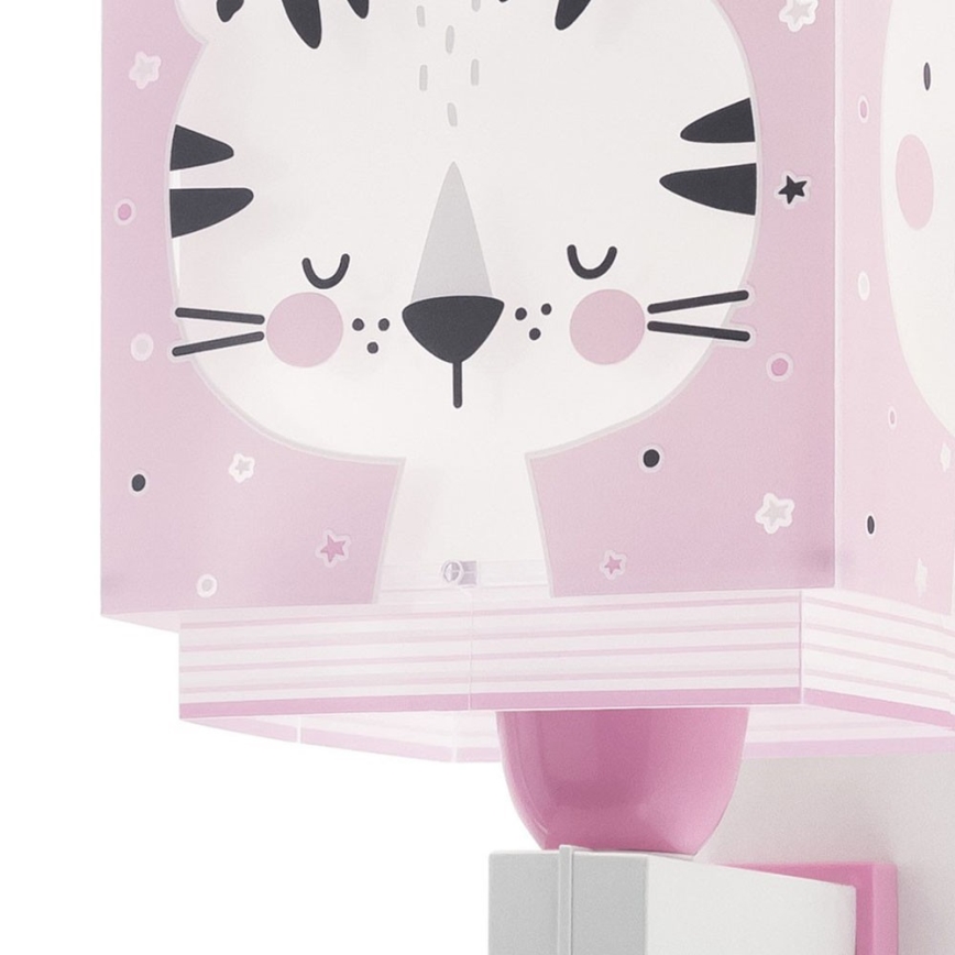 Dalber 63119S - Lasten seinävalo JUNGLE 1xE27/15W/230V pinkki