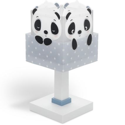 Dalber 63161T - Lasten lamppu PANDA 1xE14/40W/230V sininen