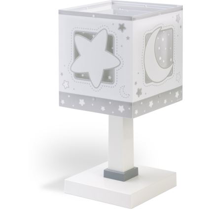 Dalber 63231NE - LED lasten yöpöytälamppu MOONLIGHT 1xG4/4W/230V harmaa