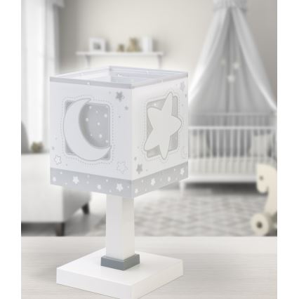 Dalber 63231NE - LED lasten yöpöytälamppu MOONLIGHT 1xG4/4W/230V harmaa
