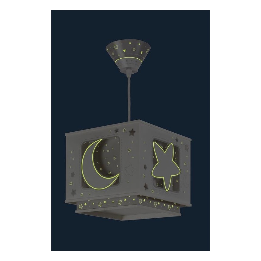 Dalber 63232E - Lasten kattokruunu MOON LIGHT 1xE27/60W/230V