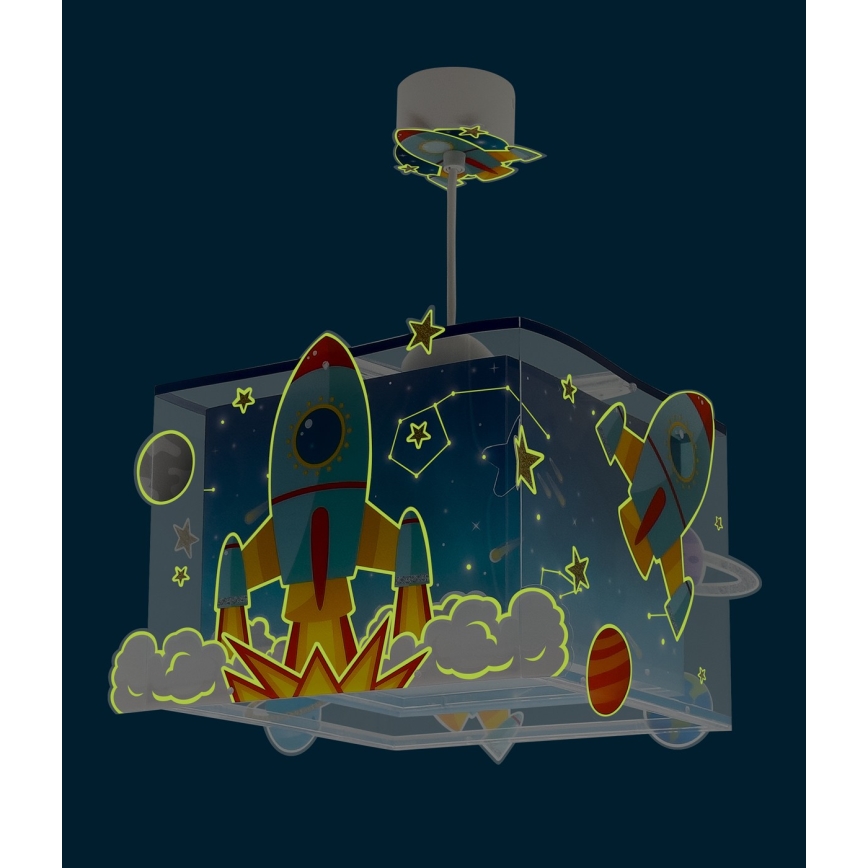 Dalber 63352 - Lasten kattokruunu ROCKET 1xE27/15W/230V