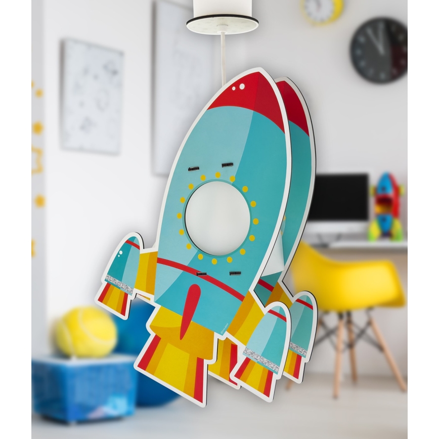 Dalber 63357 - Lasten kattokruunu ROCKET 1xE27/15W/230V