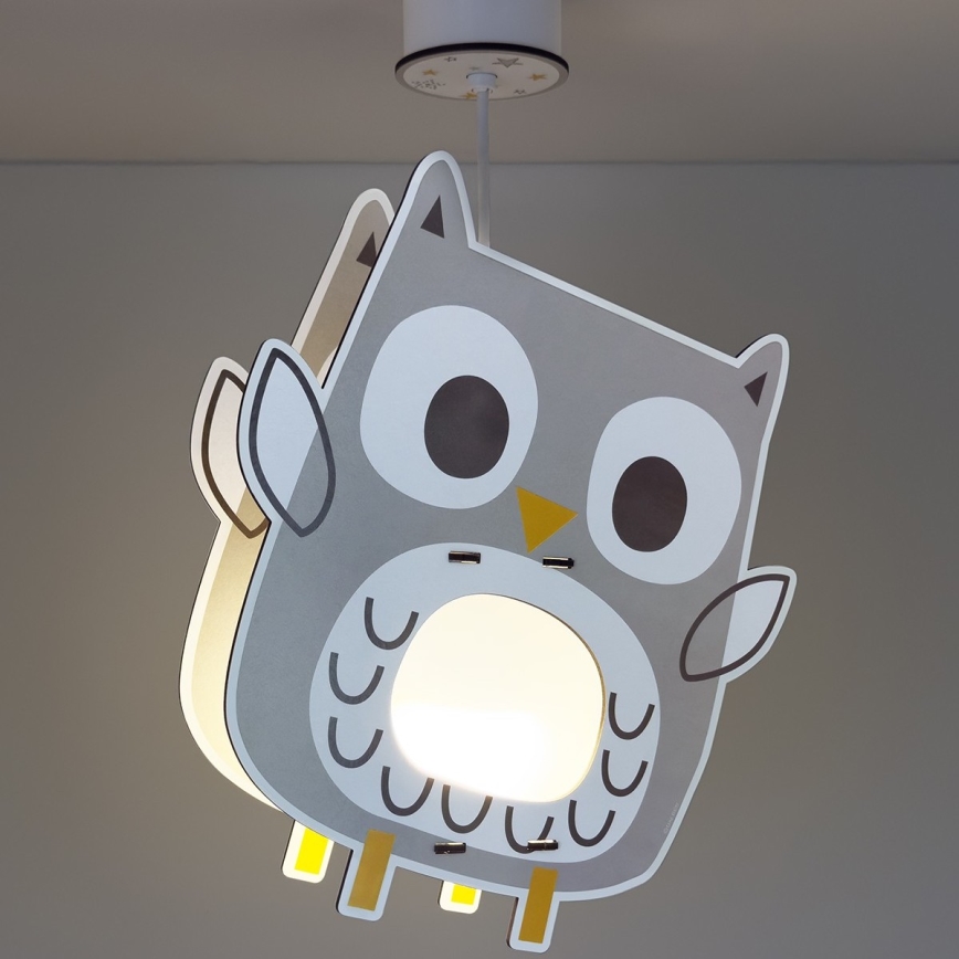 Dalber 63397 - Lasten kattokruunu OWL 1xE27/15W/230V
