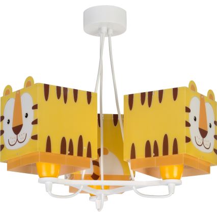 Dalber 64567 - Lasten kattokruunu LITTLE TIGER 3xE27/60W/230V