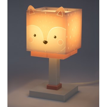 Dalber 64581N - LED lastenlamppu LITTLE FOX 1xG4/4W/230V vaaleanpunainen