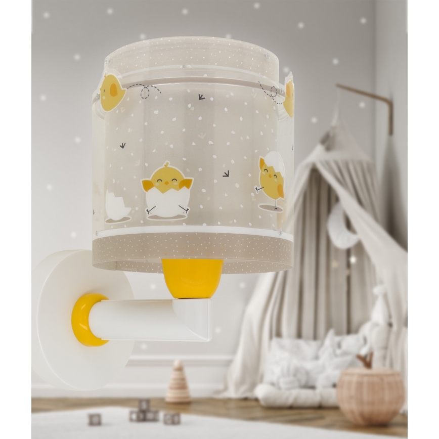 Dalber 76879 - Lasten seinävalaisin BABY CHICK 1xE27/15W/230V