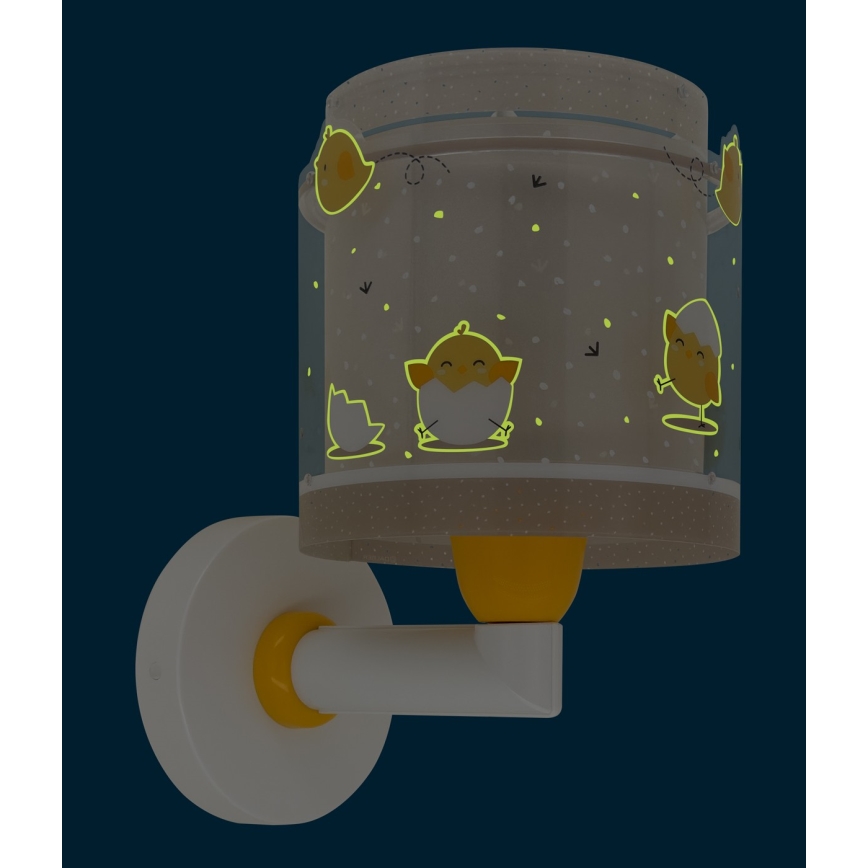 Dalber 76879 - Lasten seinävalaisin BABY CHICK 1xE27/15W/230V