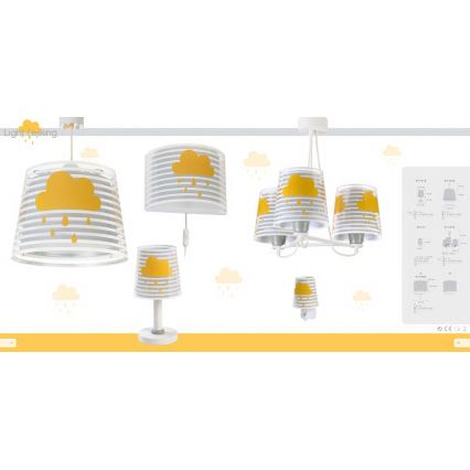 Dalber 81192E - Lasten kattokruunu LIGHT FEELING 1xE27/60W/230V