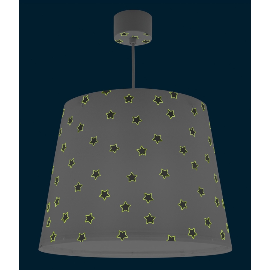 Dalber 82212B - Lasten kattokruunu STAR LIGHT 1xE27/60W/230V valkoinen