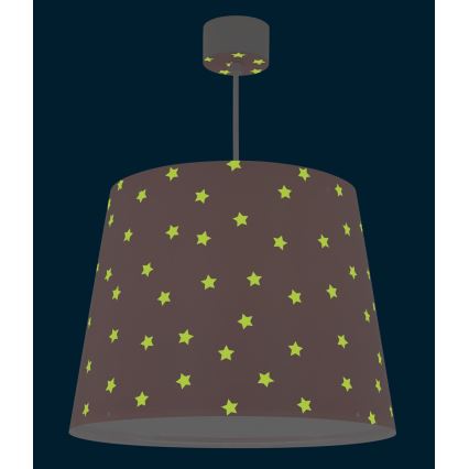 Dalber 82212S - Lasten kattokruunu STAR LIGHT 1xE27/60W/230V pinkki