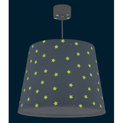 Dalber 82212T - Lasten kattokruunu STAR LIGHT 1xE27/60W/230V sininen