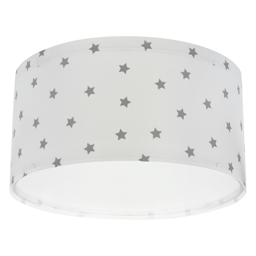 Dalber 82216B - Lasten kattovalaisin STAR LIGHT 2xE27/60W/230V valkoinen