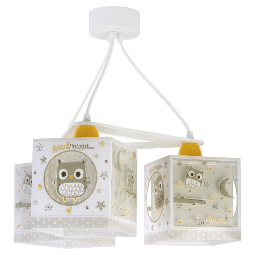 Dalber D-63394 - Lasten kattokruunu GOOD NIGHT 3xE27/60W/230V