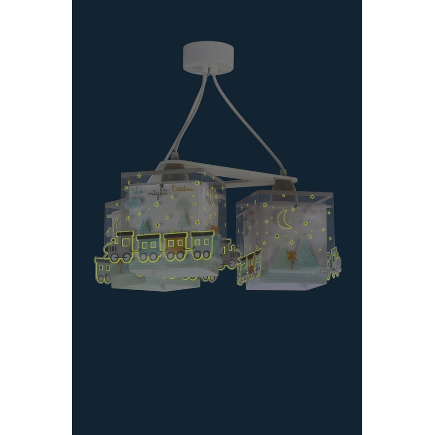 Dalber D-63534 - Lasten kattokruunu TRAIN 3xE27/60W/230V