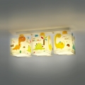 Dalber D-73453 - Lasten kattovalaisin DINOS 3xE27/60W/230V
