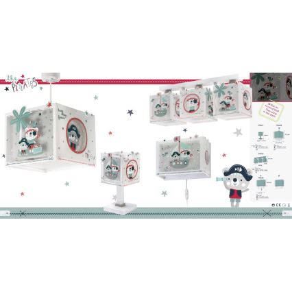 Dalber D-74551 - Lasten pöytävalaisin PIRATES 1xE14/40W/230V