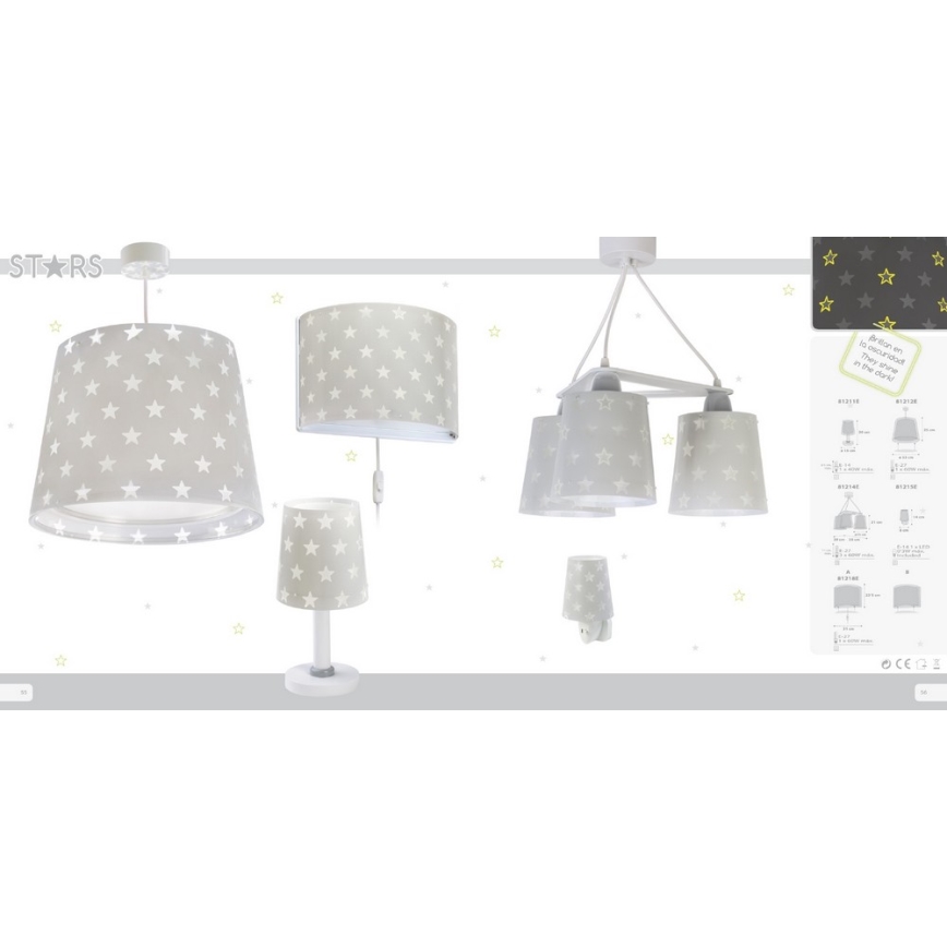 Dalber D-81215E - LED-yövalo STARS 1xE14/0,3W/230V