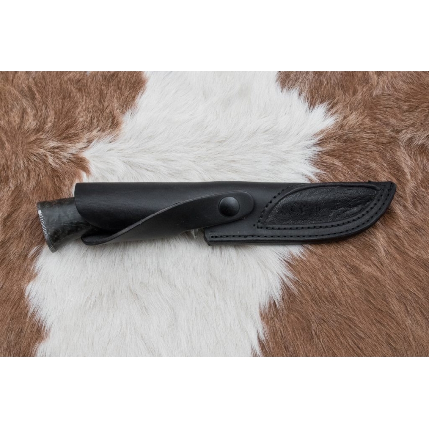 Damaskos metsästysveitsi 13,8 cm Koivu/kamelin luu