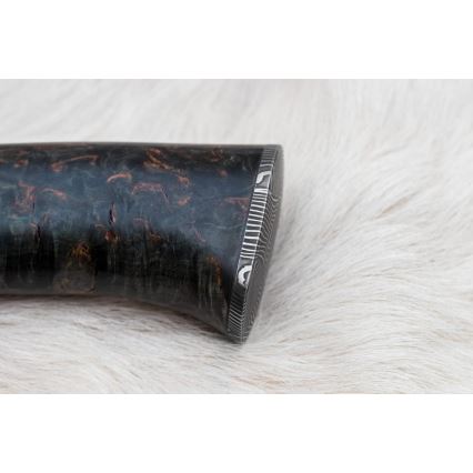 Damaskos metsästysveitsi 13,8 cm Koivu/kamelin luu