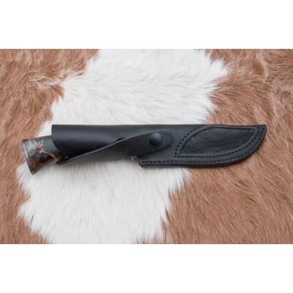 Damaskos metsästysveitsi 14 cm kastanjapuu