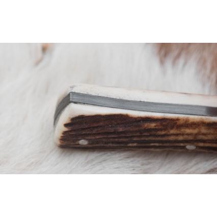 Damaskos metsästysveitsi minisahalla 11 cm poronsarvet