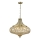 Där Lighting ASM0675 - Ketjuripustettu kattokruunu ASMARA 6xE14/40W/230V messinki