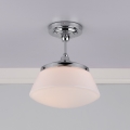 Där Lighting CAD0150 - CADEN kylpyhuoneen pinta-asennettava kattovalaisin 1xE27/60W/230V IP44 kiiltävä kromi