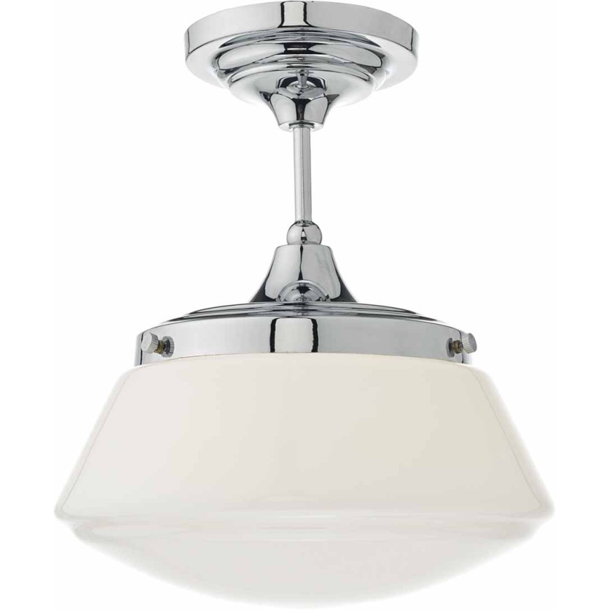 Där Lighting CAD0150 - CADEN kylpyhuoneen pinta-asennettava kattovalaisin 1xE27/60W/230V IP44 kiiltävä kromi