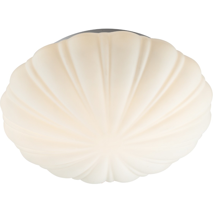 Där Lighting CAF502 - Kylpyhuoneen kattovalaisin CAFE 1xE27/60W/230V halkaisija 27 cm IP44 valkoinen