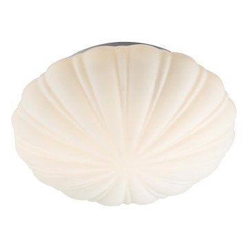 Där Lighting CAF502 - Kylpyhuoneen kattovalaisin CAFE 1xE27/60W/230V halkaisija 27 cm IP44 valkoinen